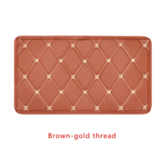 1 PC Universal Car Armrest Mat Waterproof Auto Storage Box Mats Leather Cushion Cover Pad Car Interior Protector Accessories
