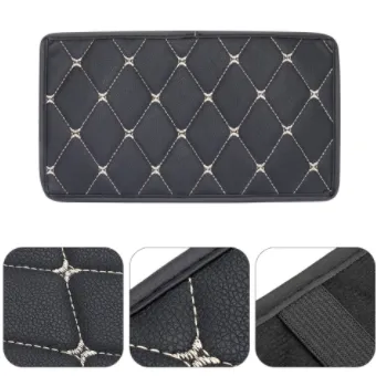 1 PC Universal Car Armrest Mat Waterproof Auto Storage Box Mats Leather Cushion Cover Pad Car Interior Protector Accessories
