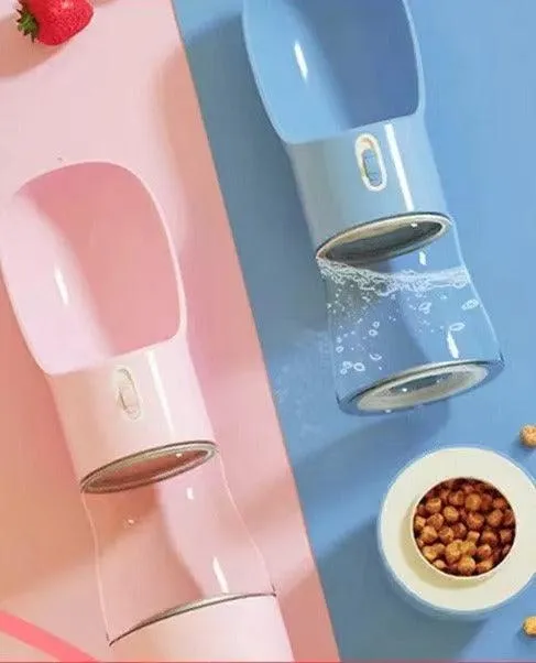 2-in-1 PORTABLE Pet Feeder - Pink