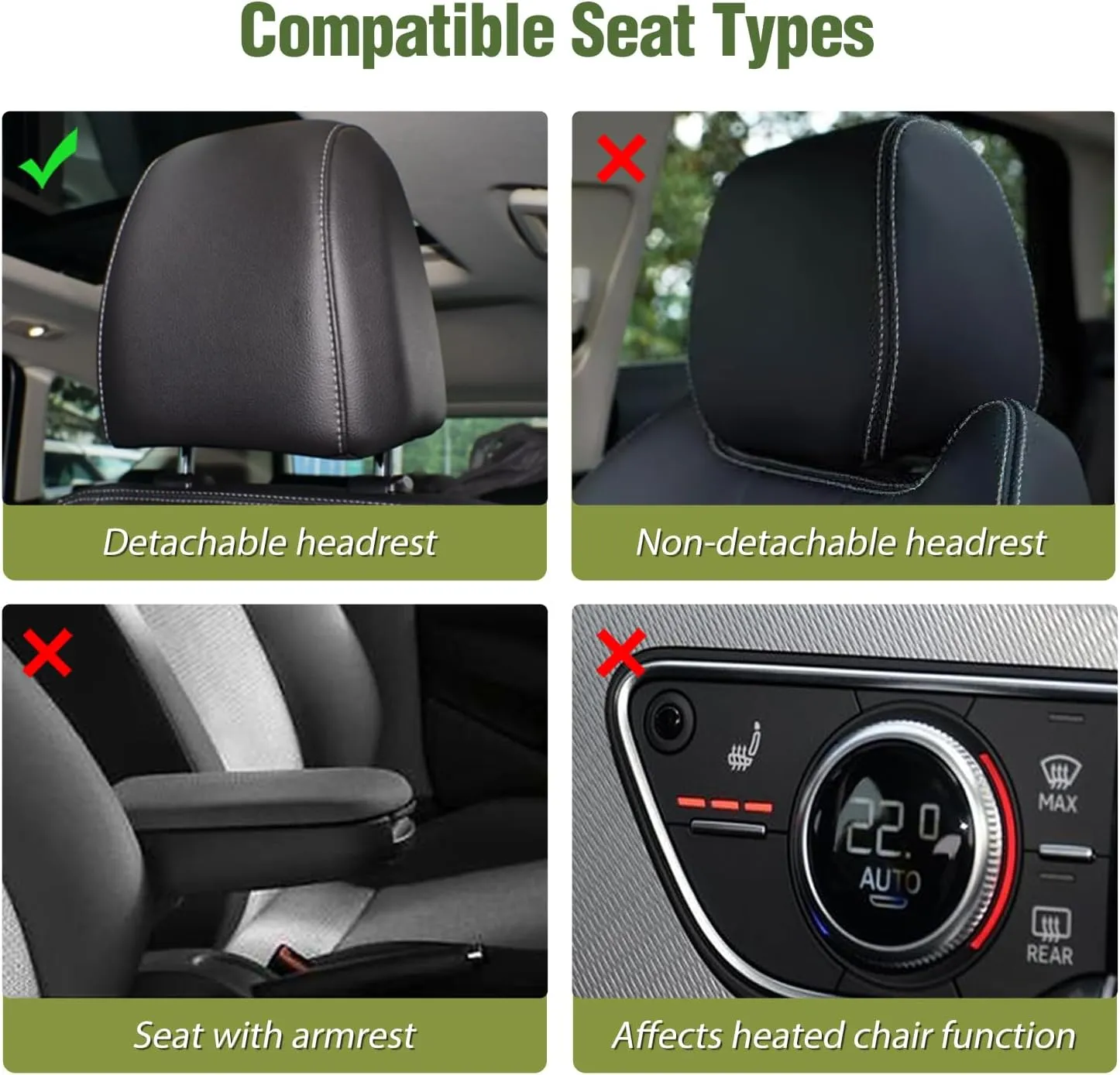 2008-2024 Toyota Tundra Front Seat Covers