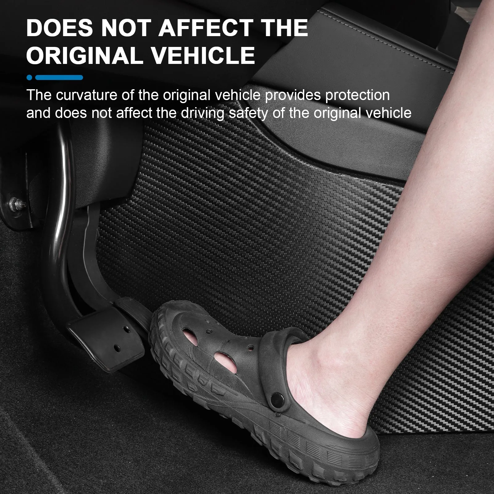 2PCS Central Control Side Anti-Kick Mat for Tesla Model Y or Tesla Model 3 Accessories