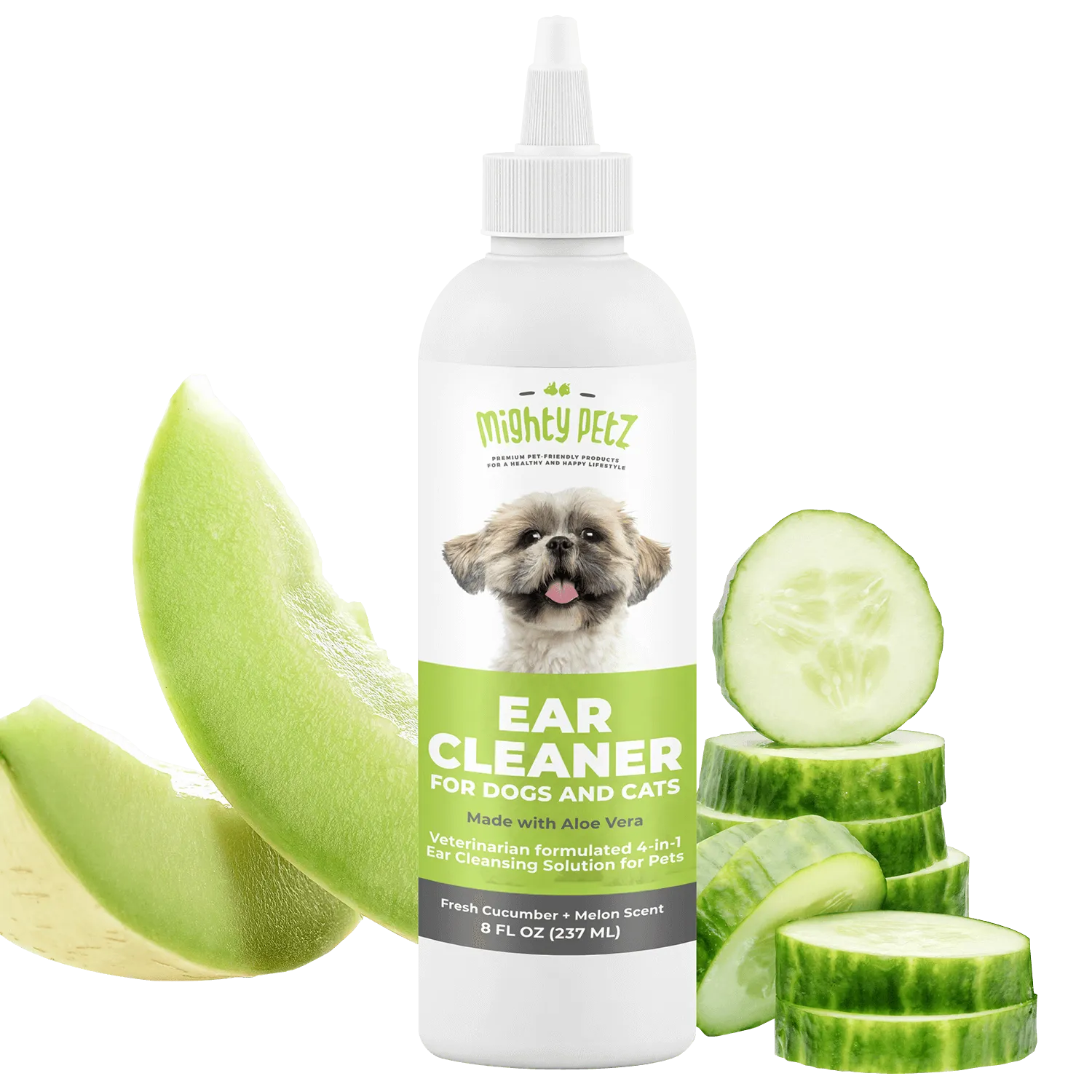 4-in-1 Ear Cleaner for Dogs & Cats - Cleaning Solution for Healthy Ears