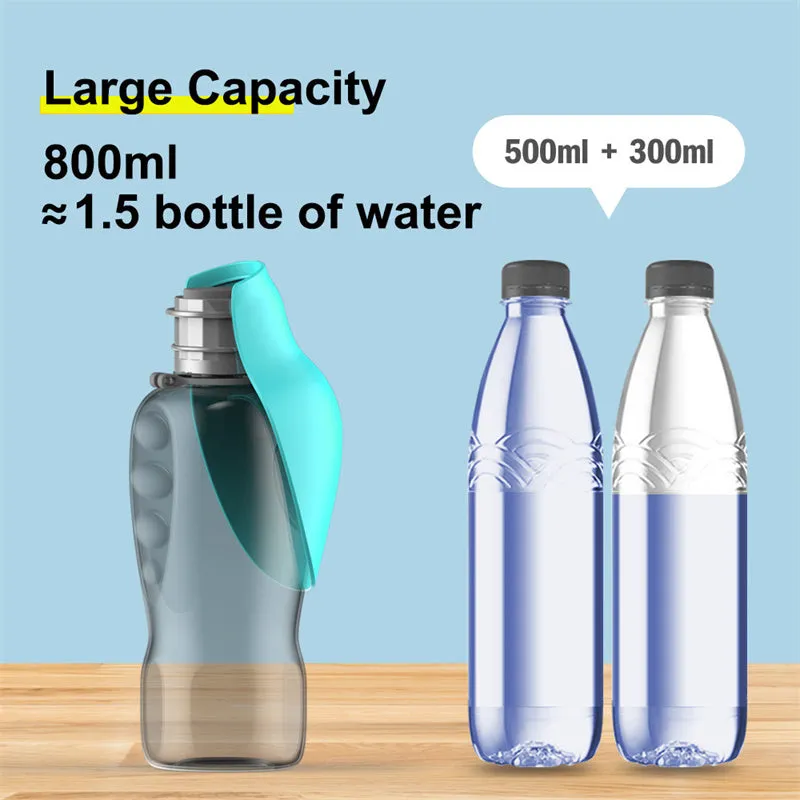 800ml Dogs Water Bottle, Pet Water Cup
