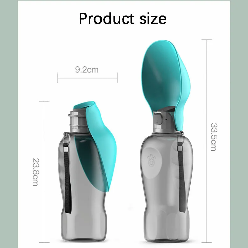 800ml Dogs Water Bottle, Pet Water Cup