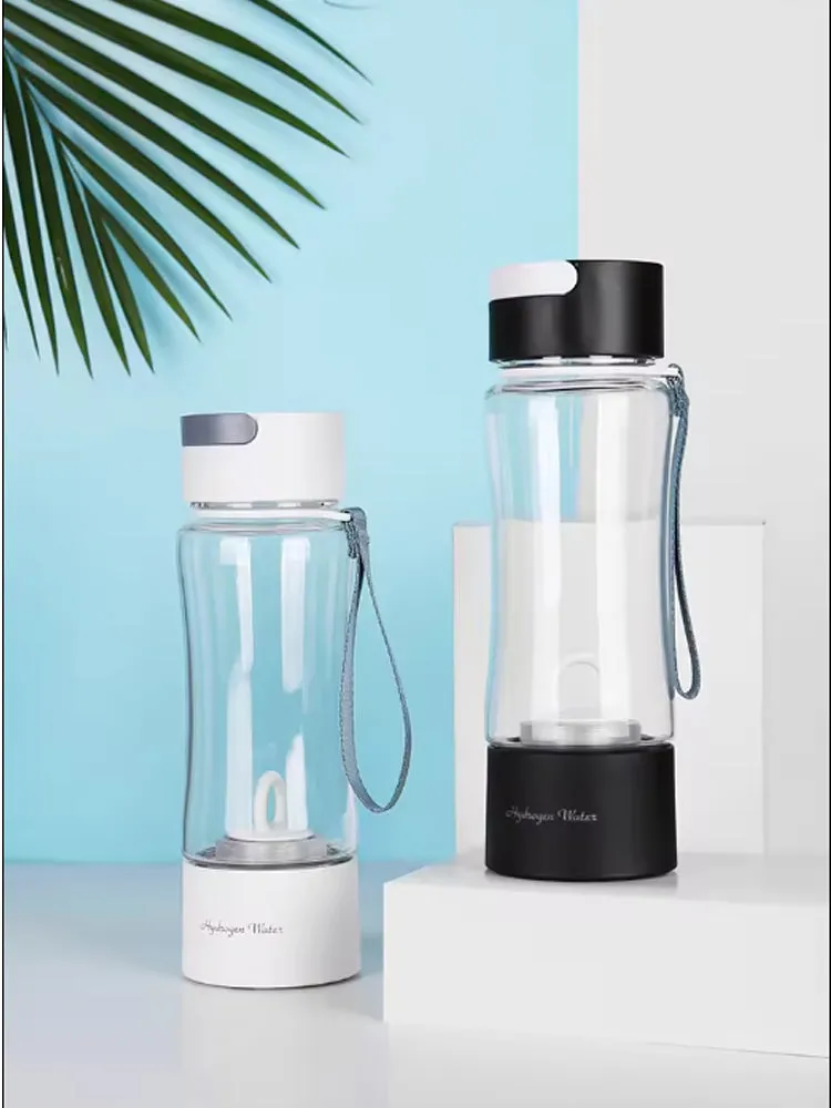 AlkaVoda Q9 Hydrogen Water Bottle - SPE PEM hydrogen water maker 14oz capacity self-clean
