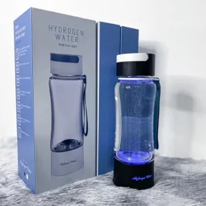 AlkaVoda Q9 Hydrogen Water Bottle - SPE PEM hydrogen water maker 14oz capacity self-clean