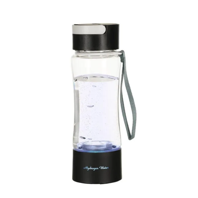 AlkaVoda Q9 Hydrogen Water Bottle - SPE PEM hydrogen water maker 14oz capacity self-clean