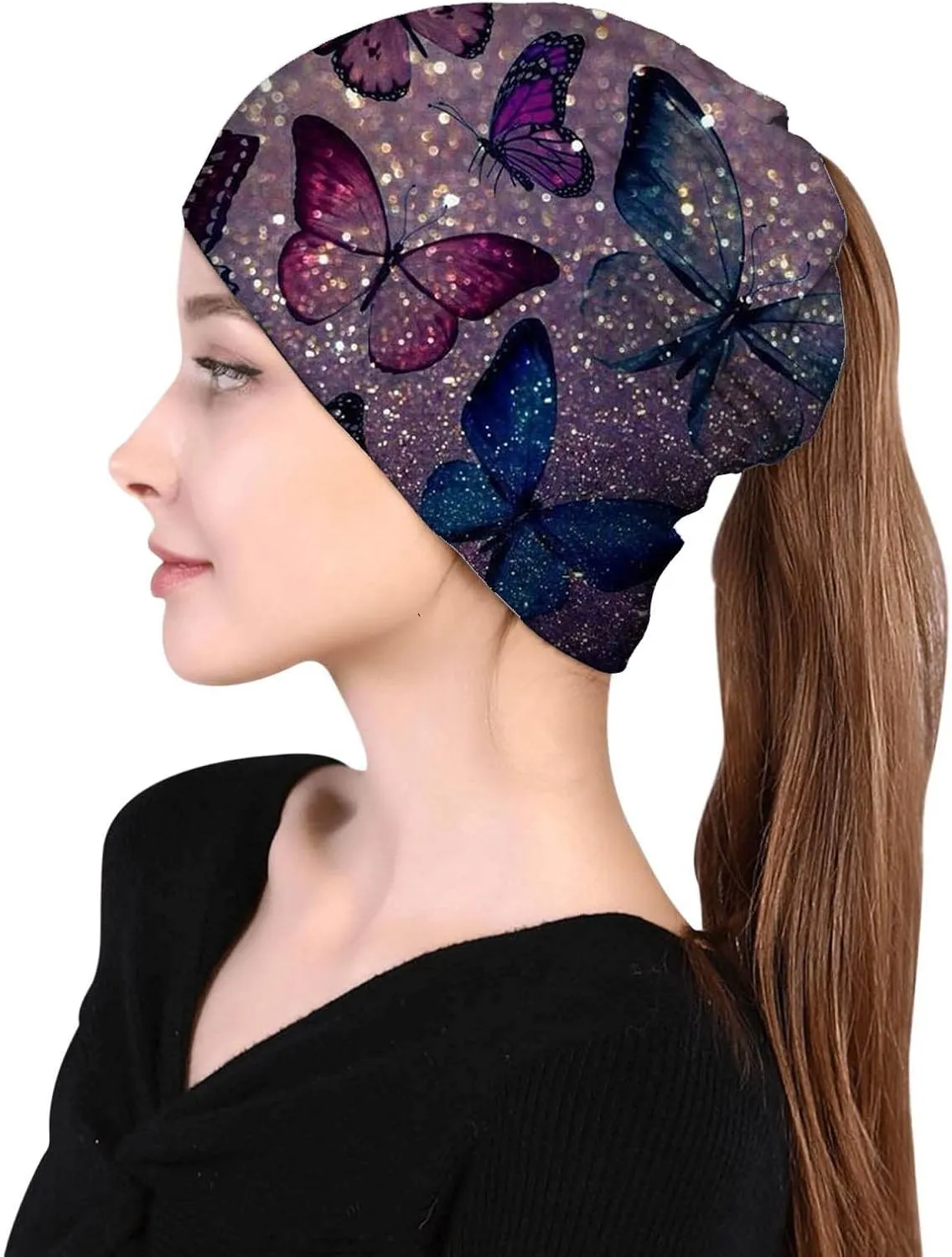 Beanie Chemo Hat Cancer Headwear Skull Hat Knitted Hat Scarf Nightcap Skull Cap for Women Men