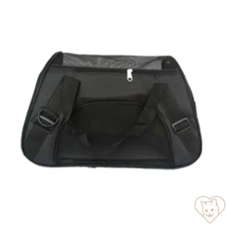Breathable Pet Travel Bag – Four-Sided Mesh Cat & Dog Carrier with Cotton Mat