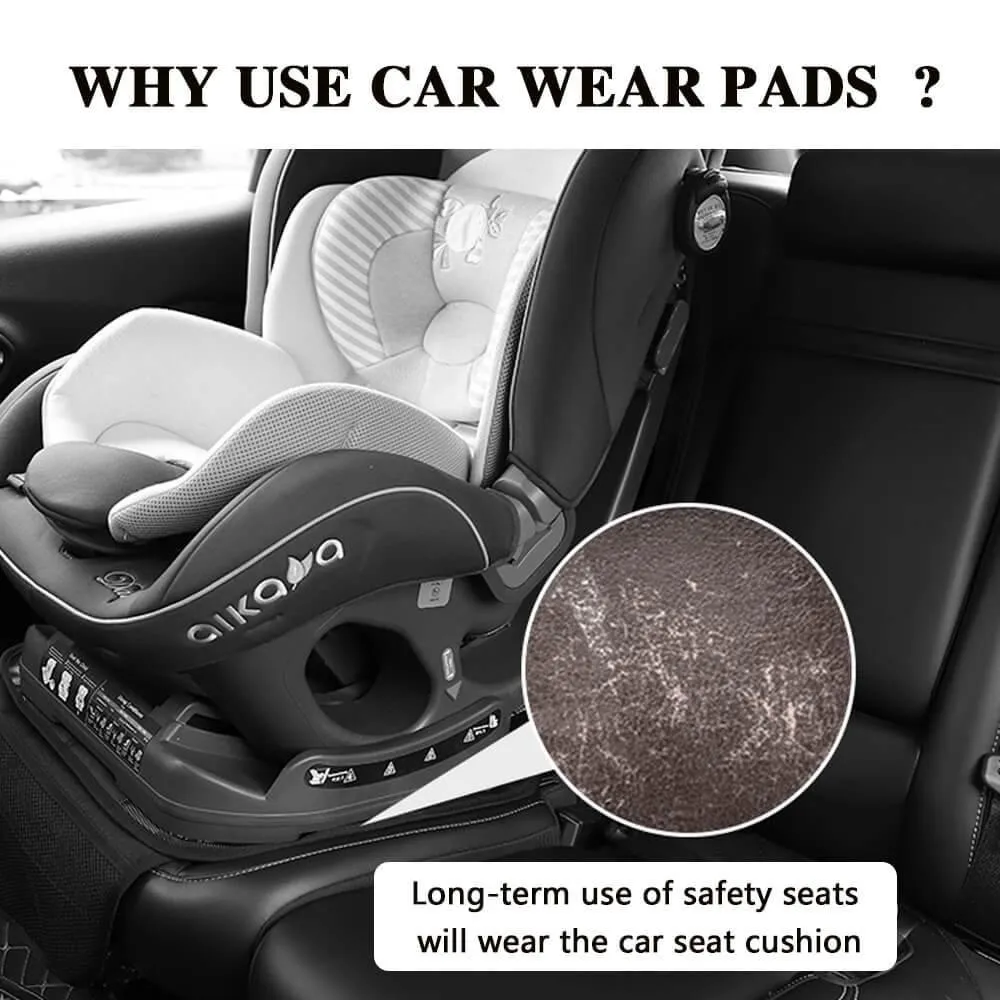 Car Seat Protector Cover For Baby Kids w/ Waterproof Leather