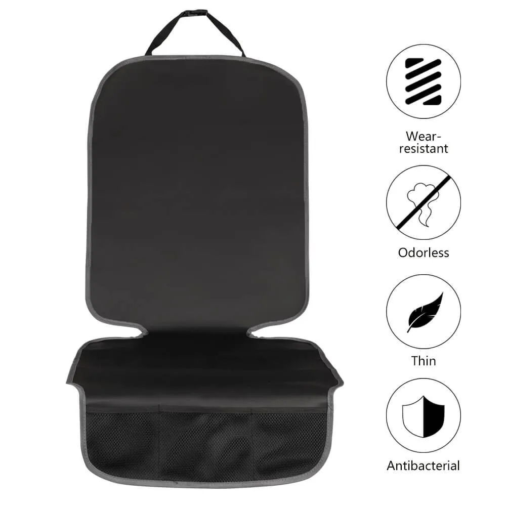 Car Seat Protector Cover For Baby Kids w/ Waterproof Leather