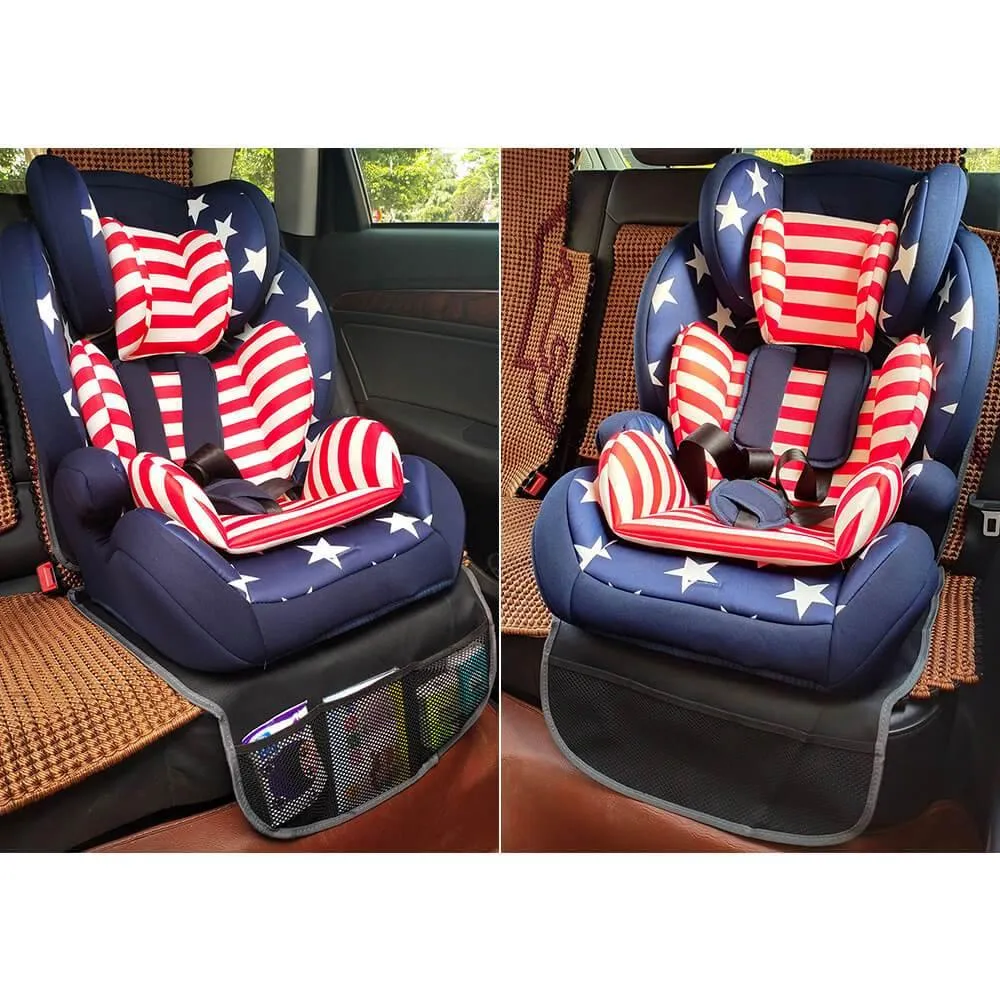 Car Seat Protector Cover For Baby Kids w/ Waterproof Leather