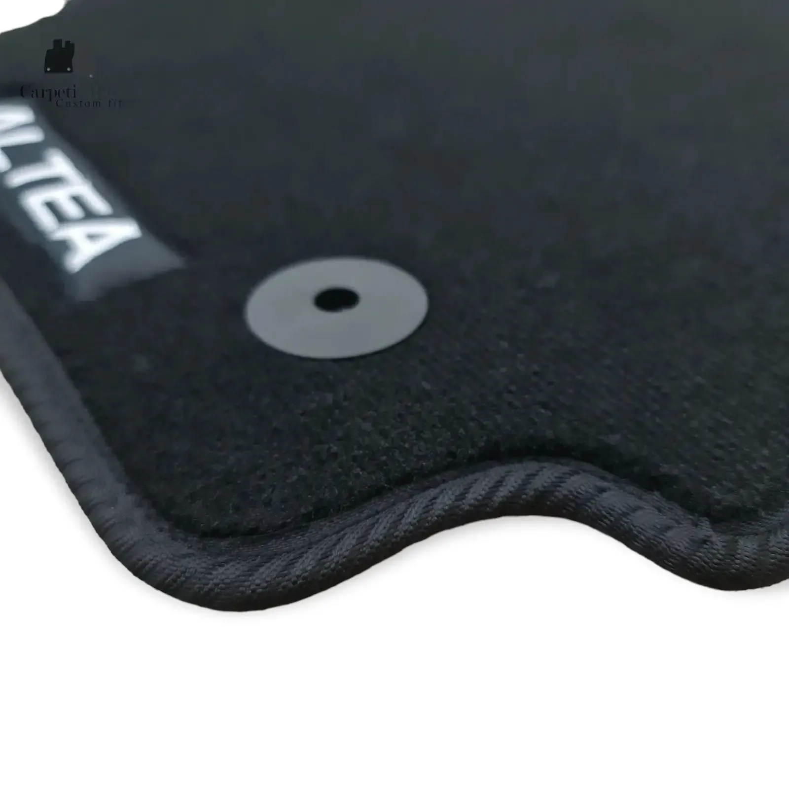Carpet Car Floor Mats Velour for Seat Altea XL 2006->logo