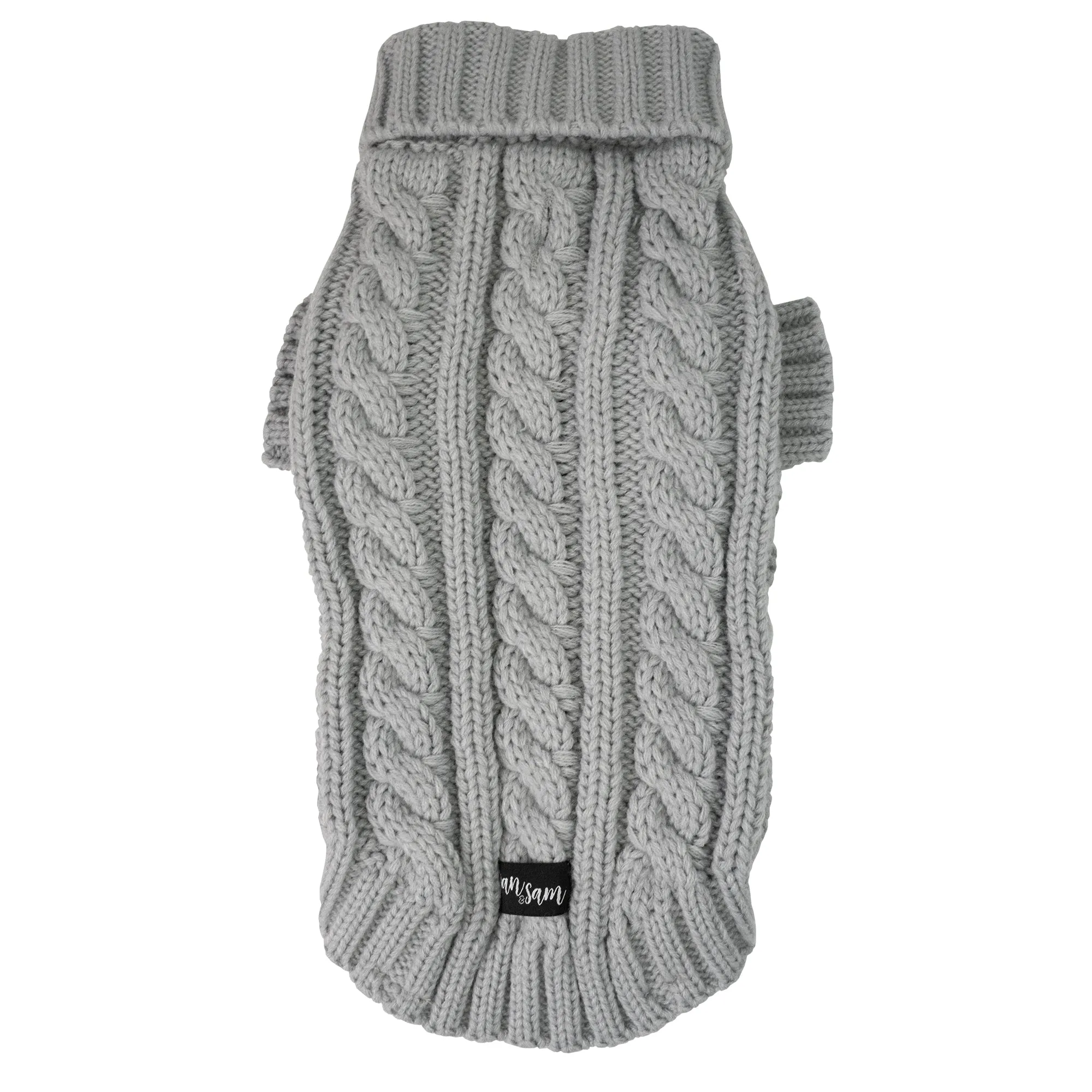 Dan & Sam - Knitted Sweater (Cloud Grey) - 40cm