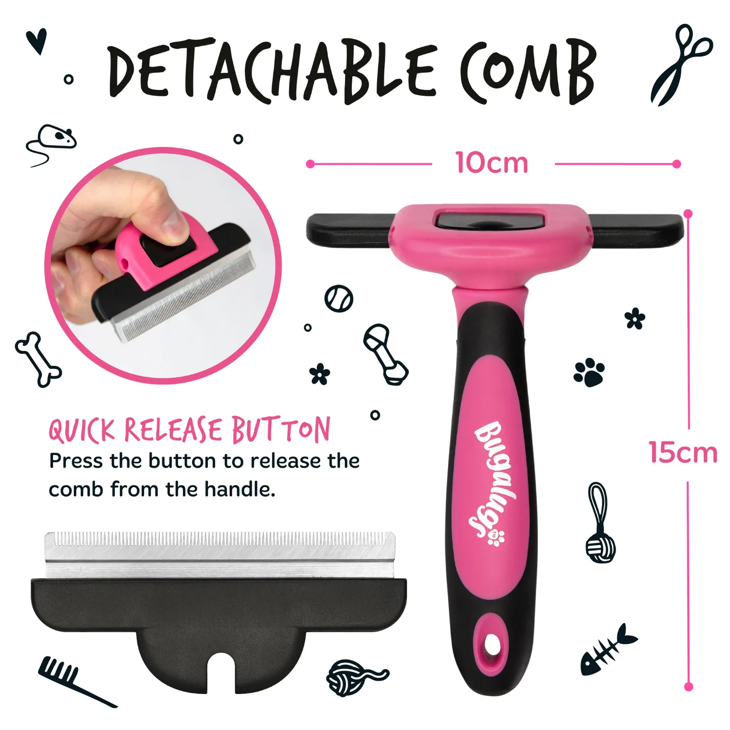 Deshedding Comb