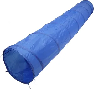 Dog Agility Equipment, Dog Agility Tunnel 19.7 X 118.1in Oxford Fabric Dog Agility Tunnel, Foldable Cat Pet Training Tunnel Crawling Tunnel with Carry Bag for Pet Skills Exercise
