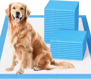 Dog Pee Pads Extra Large 28"x34", X-Large Puppy Training Pads with Adhesive Tabs, 6 Layers Thick, Super Absorbent, Leak-Proof, Quick-Dry, Potty Pads for Dogs and Puppies (30 Count)