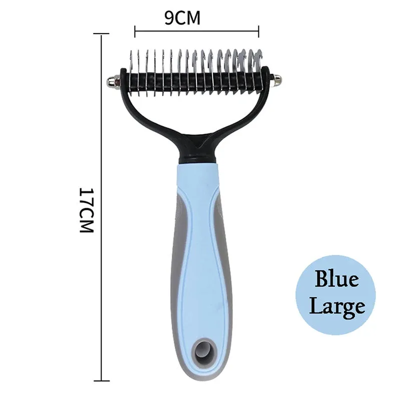 Dog Pet Grooming Rake Deshedding Brush