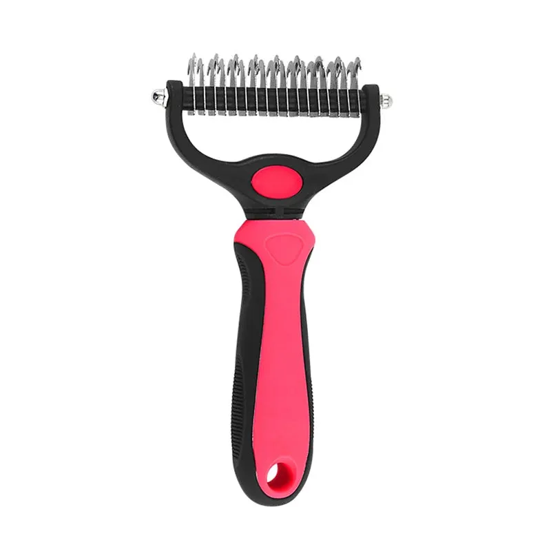 Dog Pet Grooming Rake Deshedding Brush
