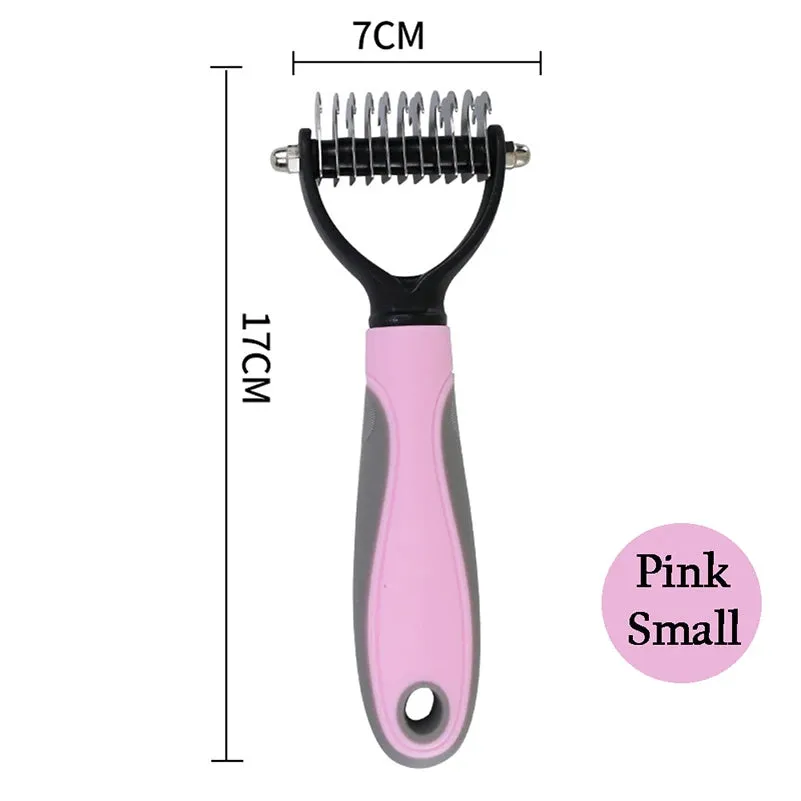 Dog Pet Grooming Rake Deshedding Brush