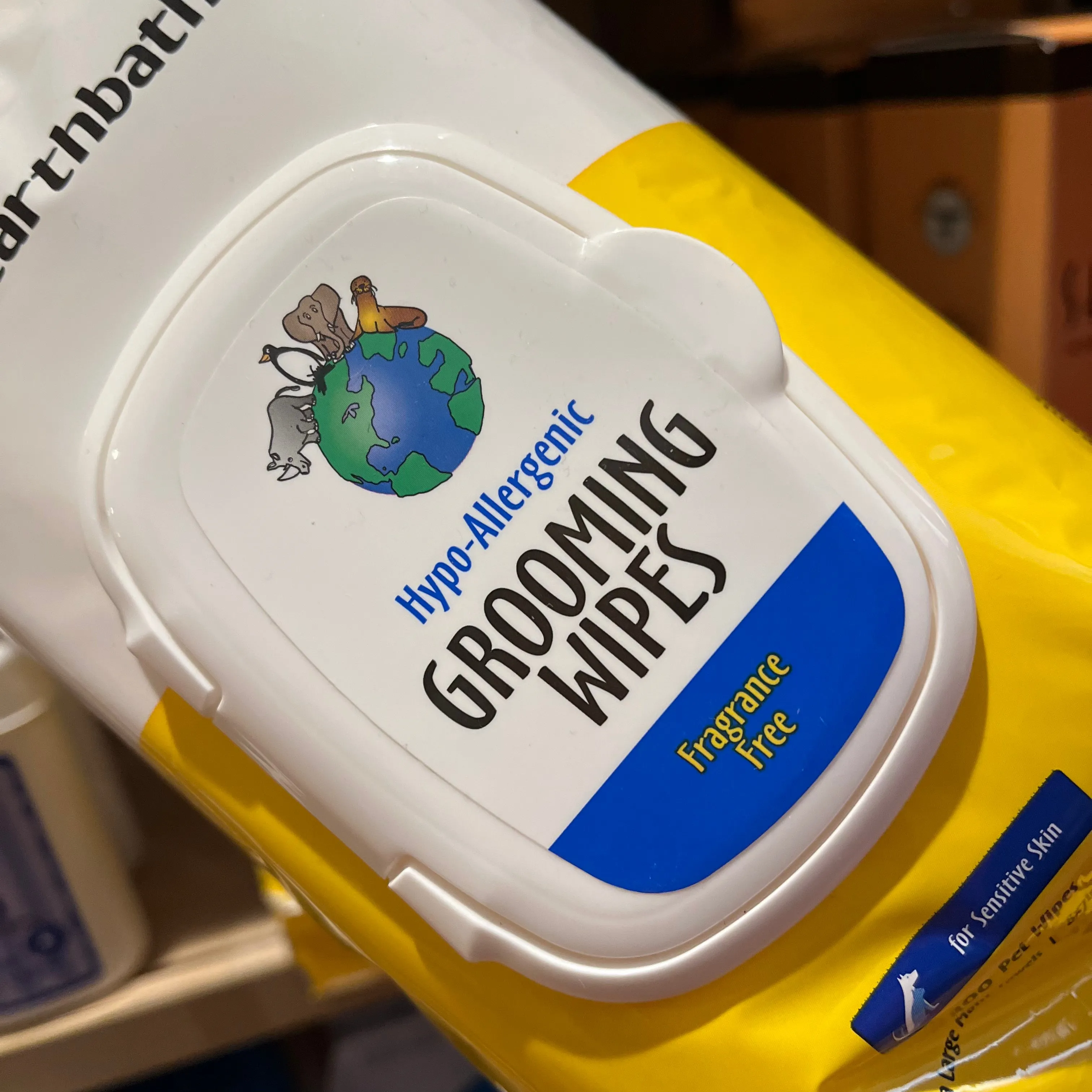 Earthbath Grooming Wipes - Fragrance Free