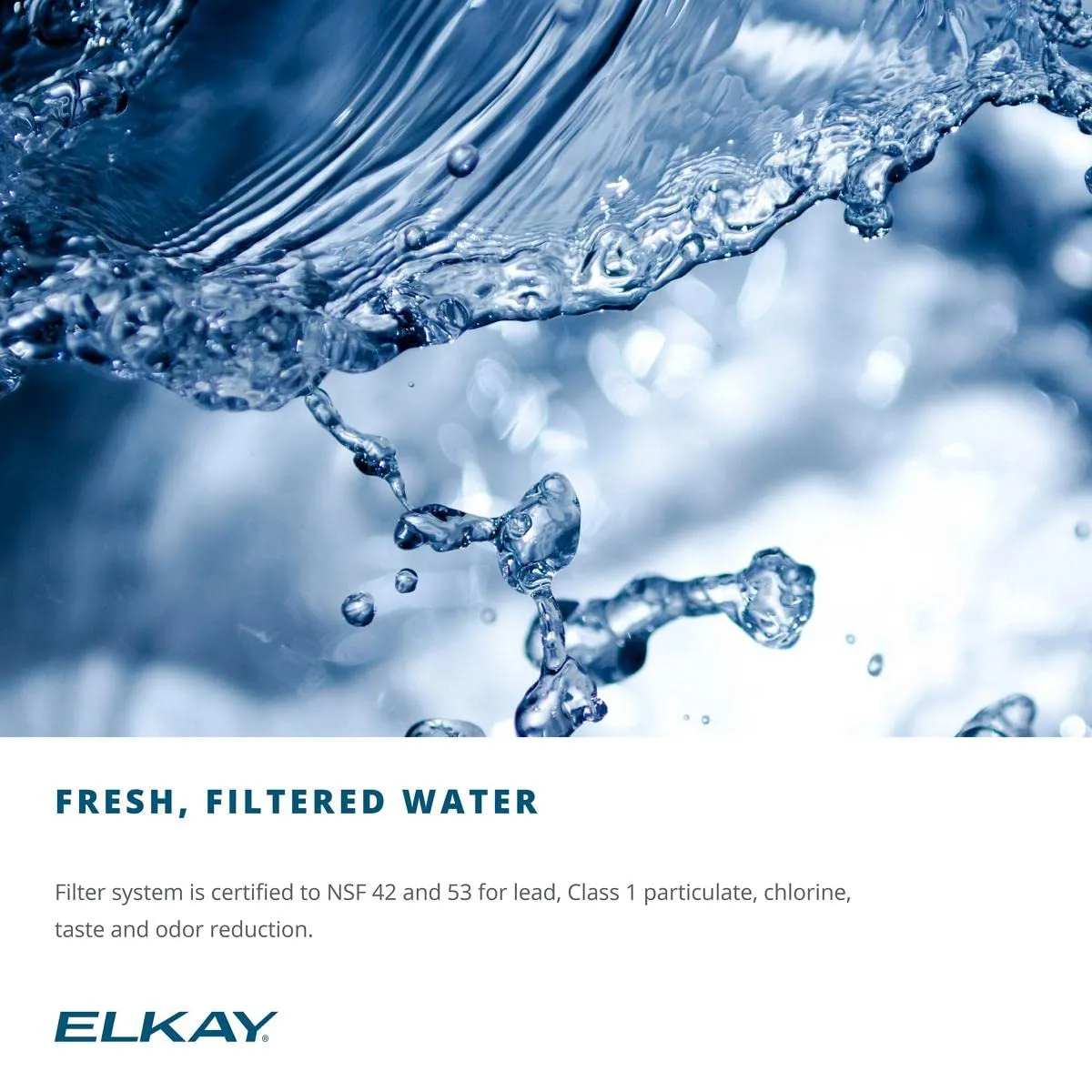 Elkay EZS8 EZ Wall Mounted Drinking Fountain with Water Cooler - Light Gray Granite