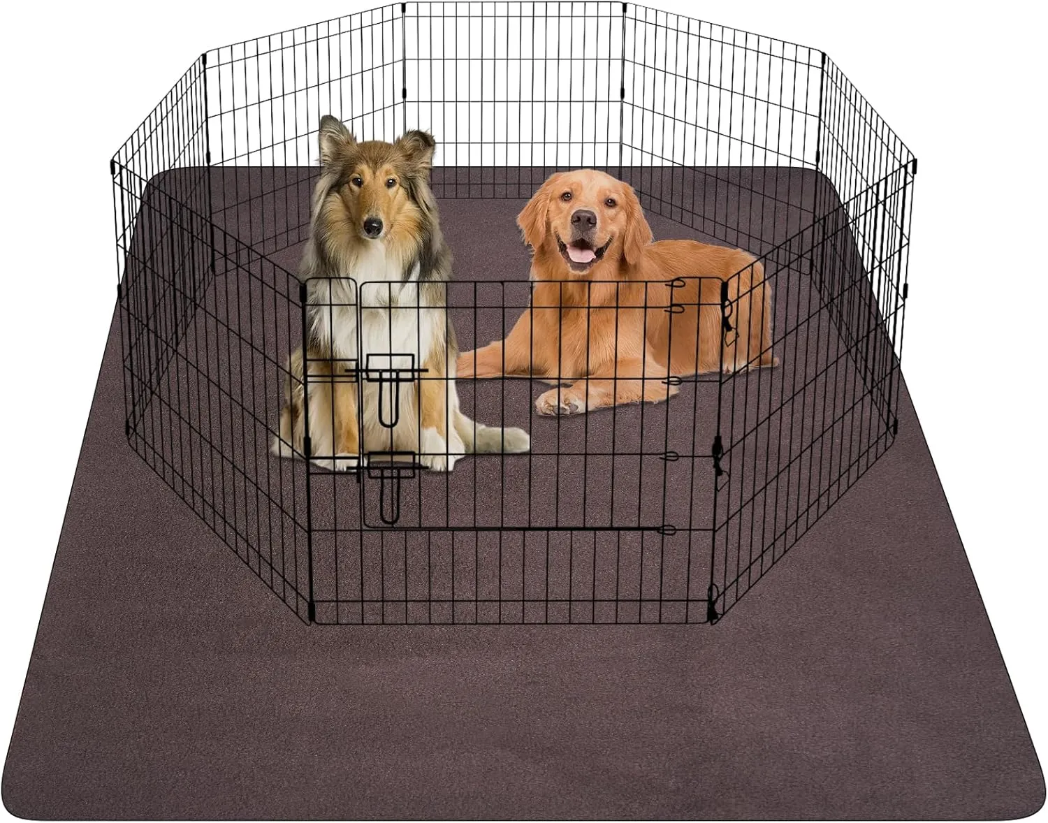 Extra Large Reusable Dog Pee Pad, Washable Pet Whelping Mat with Non-Slip Puppy Playpen, Fast Absorbency, Training Mat for Floor, Crate, Sofa, Bed