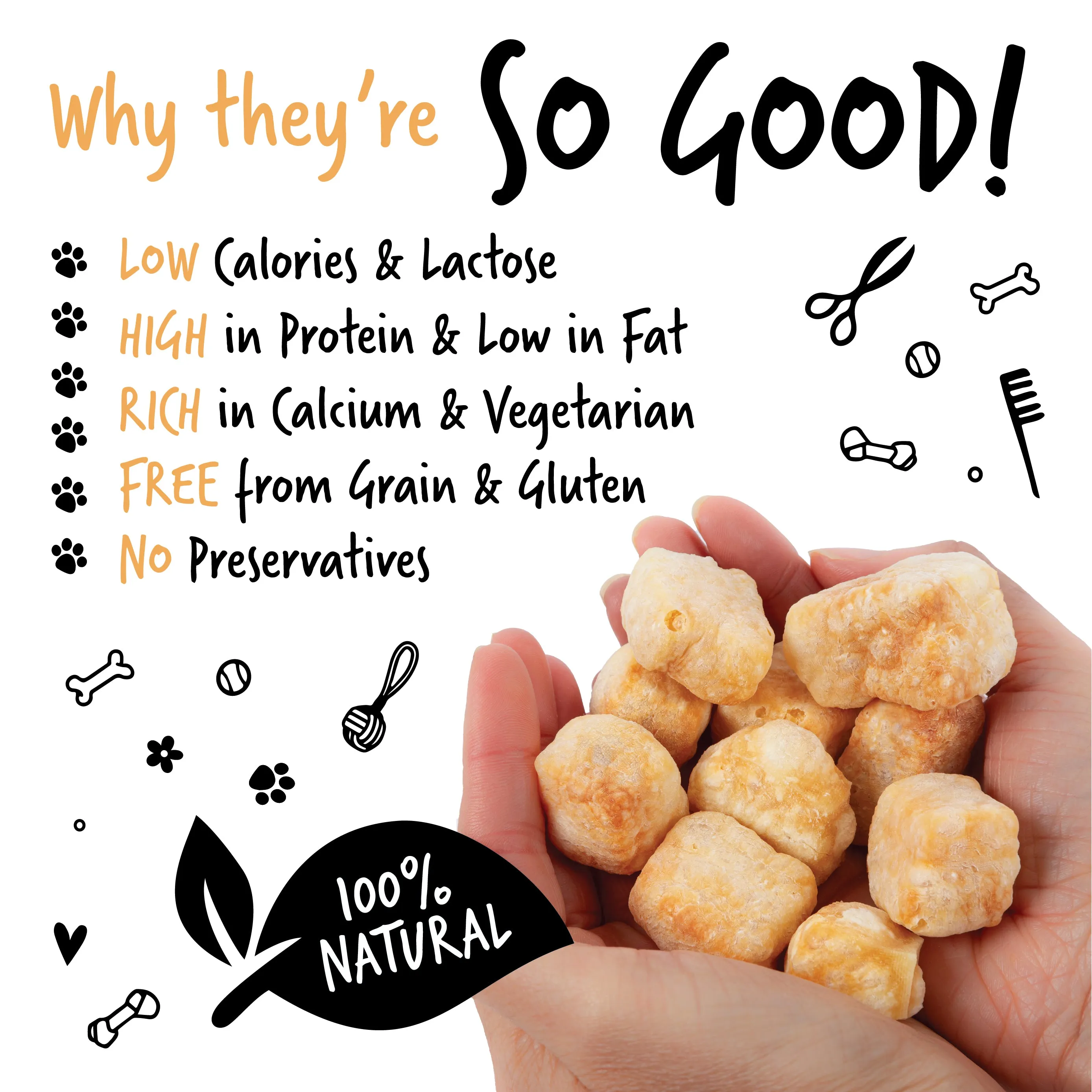 Handmade Himalayan Popcorn Bites for Dogs