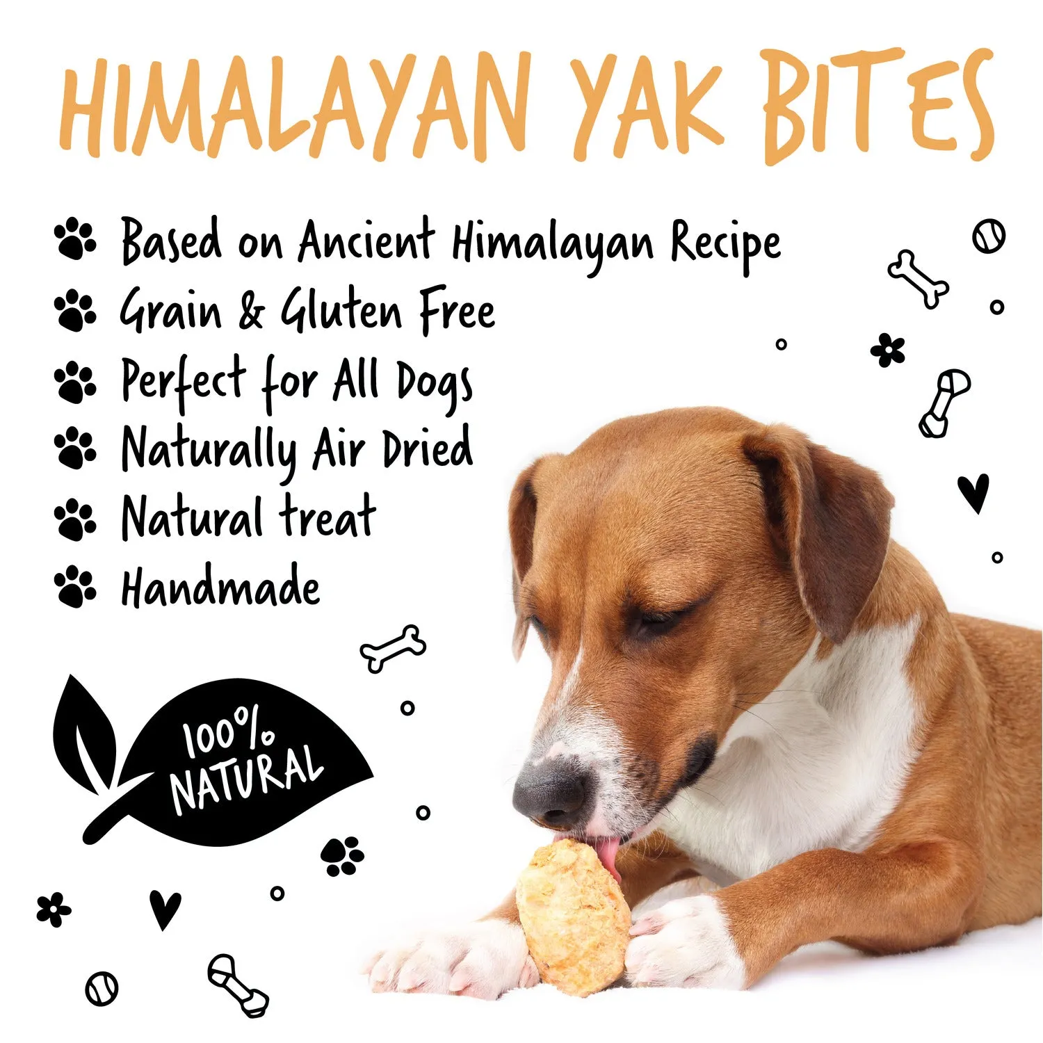 Handmade Himalayan Popcorn Bites for Dogs