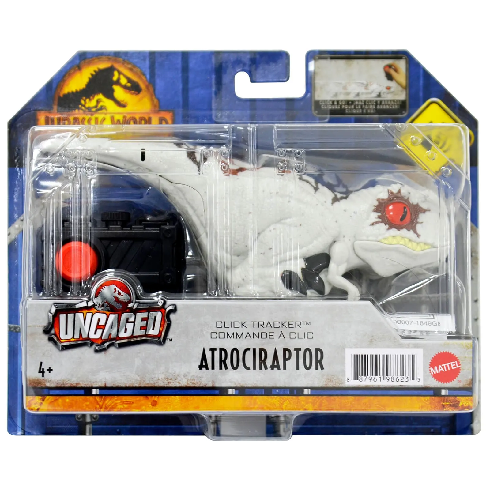 Jurassic World Dominion Uncaged Click Tracker Dinosaur Toy 17cm