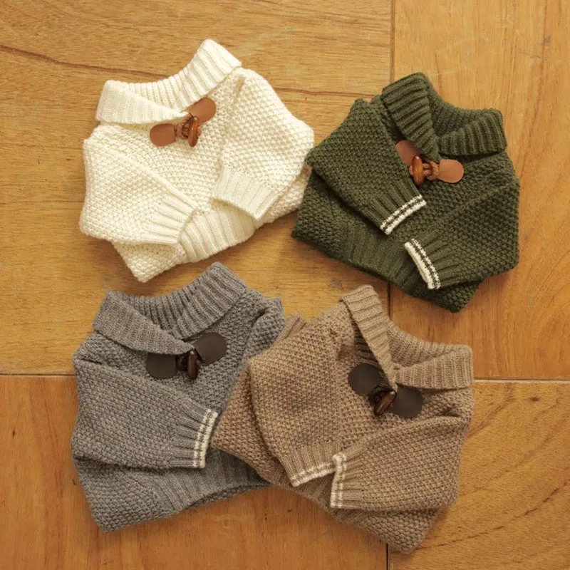 Knitted Preppy Dog Sweater