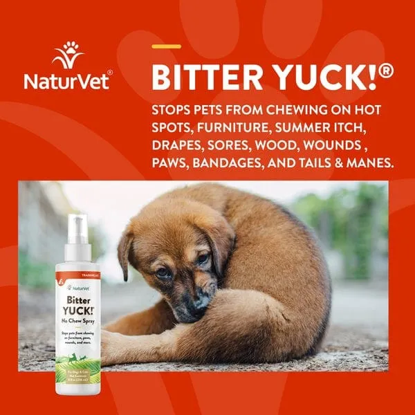NaturVet Bitter YUCK! No Chew Spray for Cats & Dogs