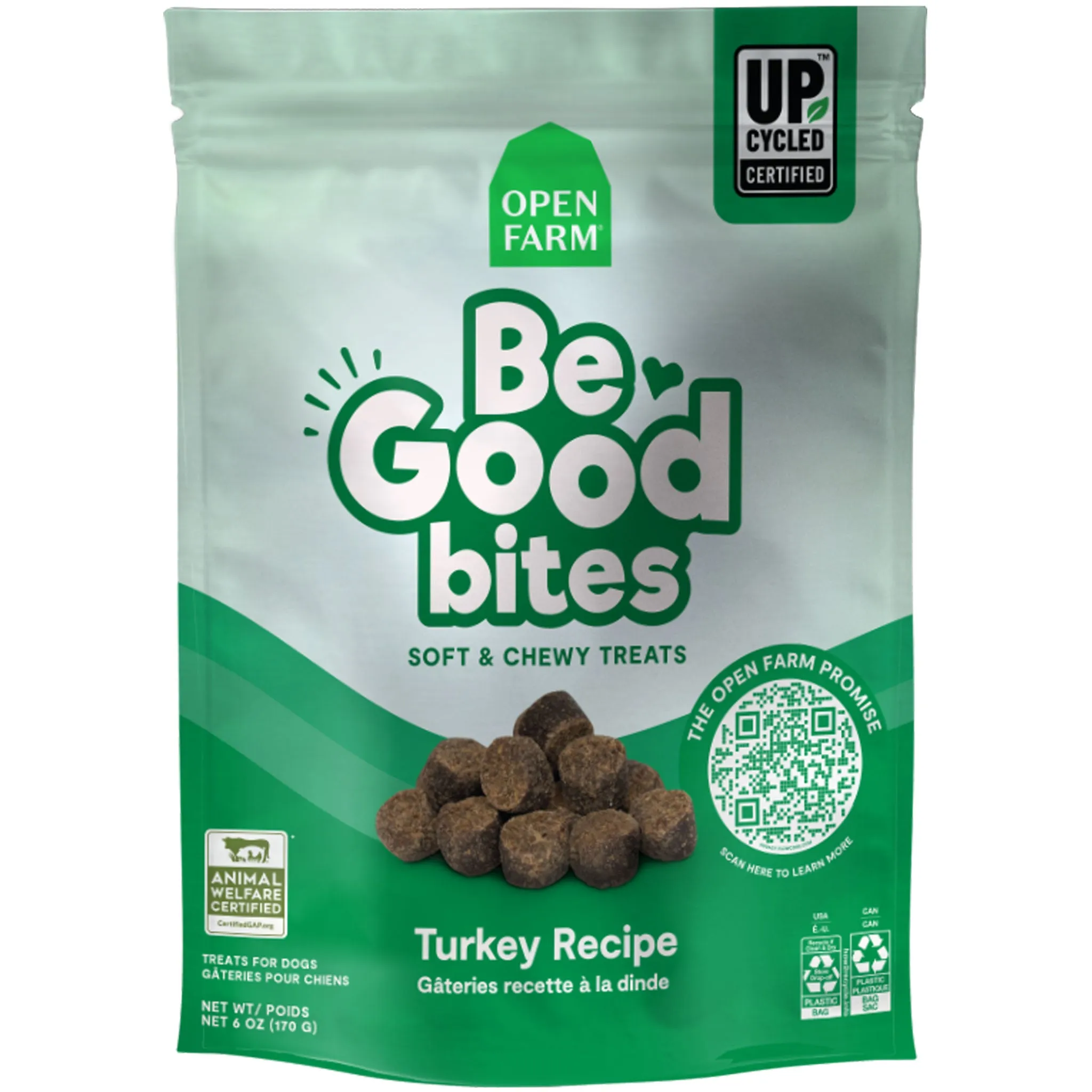 Open Farm Be Good Bites Dog Turkey 6 oz