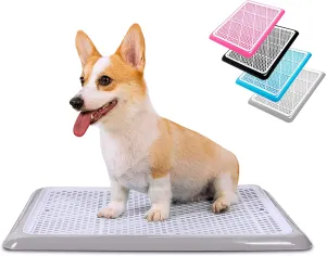 Pet Awesome Dog Potty Tray/Puppy Pee Pad Holder 25x20 Indoor Wee Training for Small and Medium Dogs