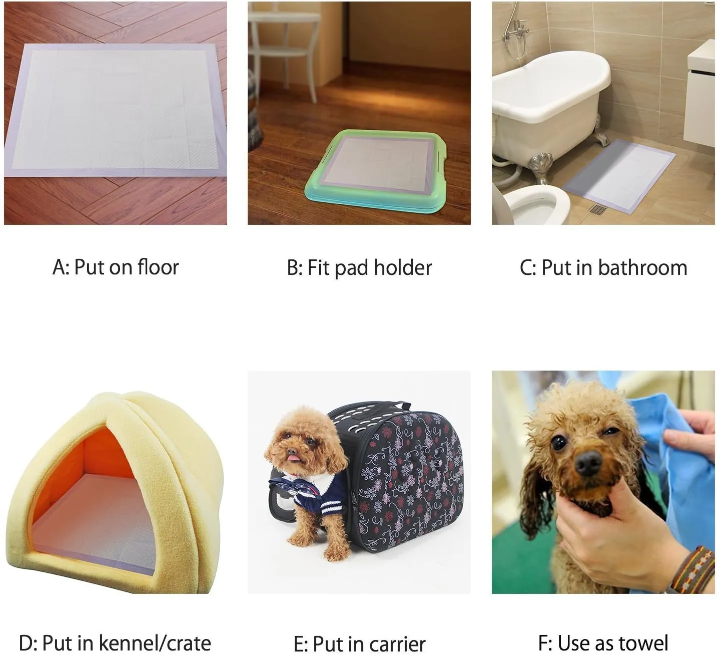 Petphabet 100 Pack Dog Pee Pads 23 by 24 Inches,Lavender Scented Dog Training Pads with Attractant
