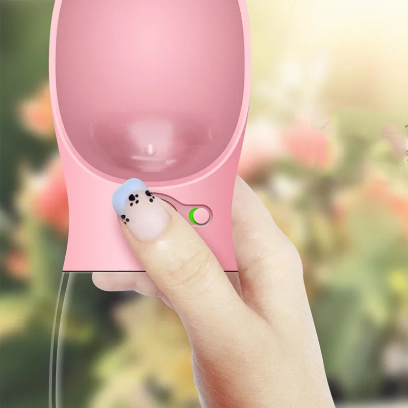Portable Pet Water Bottle & Feeder