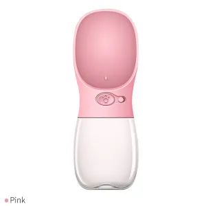 Portable Pet Water Bottle Dog Cat Drinking Cup Water Feeder Travel Leak Proof