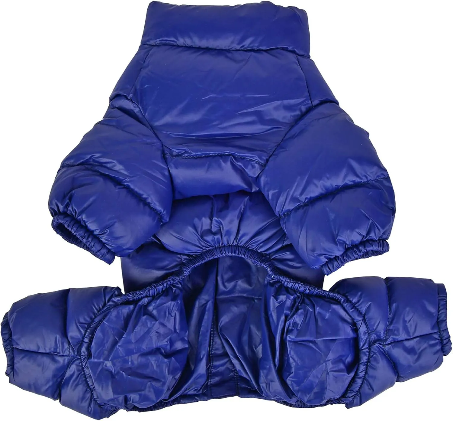 Puppia Winter Ultralight Dog Jumpsuit A Waterproof Warmth for Cold Weather Zipper Closure for Small and Medium Dogs, Navy, Small