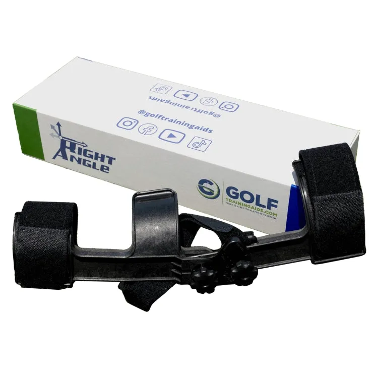 Right Angle 2 Golf Swing Elbow Brace. Full Swing & Short Game Golf Training Aid