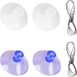 ZALALOVA Cat Window Perch Suction Cups (Set of 6) for Cat Seat Hammock