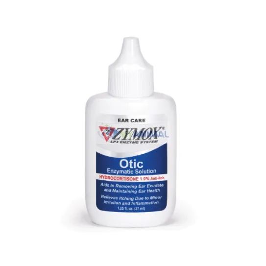 Zymox Otic Enzymatic Ear Solution With Hydrocortisone for Dogs Cats Pets